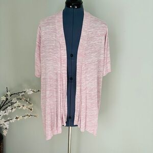 Lane Bryant Purple Short Sleeve Overpiece Size 26/28